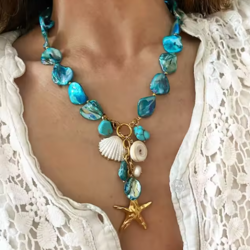 Blue_Sea_star_45_5cm_necklace_66g